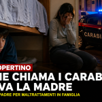 Bambino nascosto sotto il letto chiama i carabinieri mentre la madre è vittima di violenza domestica a Copertino Lecce
