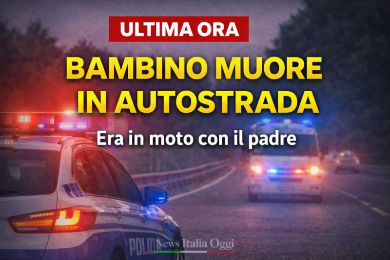 Incidente A21 Asti, bambino di 8 anni morto in autostrada