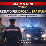 arrestato per droga ma era farina torino 26enne scarcerato errore