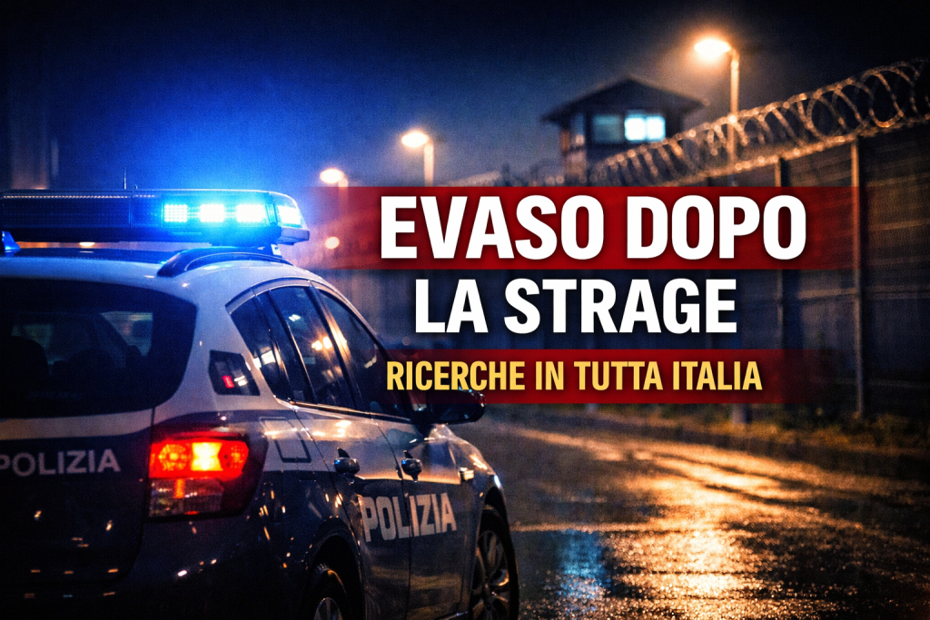 Elia Del Grande evaso Cuneo strage familiare 1998 ricerche Italia