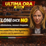 Meloni dice no a dimissioni e rimpasto governo Roma