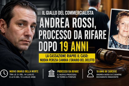 Andrea Rossi processo revisione dopo 19 anni carcere omicidio Bologna