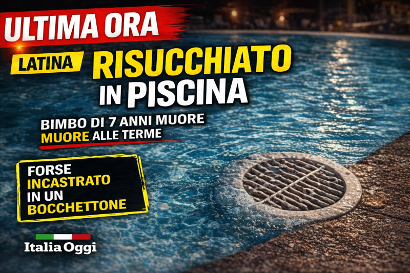 Bambino di 7 anni annegato in piscina a Suio Terme, ipotesi risucchio bocchettone