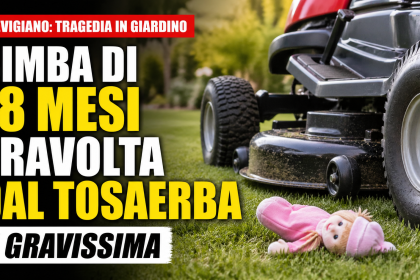Bimba di 18 mesi travolta da un tosaerba nel giardino di casa nel Trevigiano