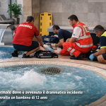bimbo risucchiato piscina Rimini