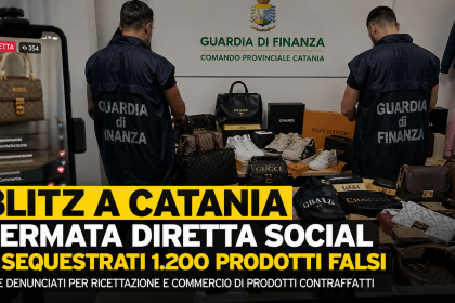 Guardia di Finanza sequestra prodotti contraffatti durante blitz a Catania