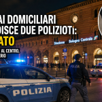 Polizia davanti alla stazione centrale di Bologna durante l’arresto di un uomo evaso dai domiciliari dopo aggressione a due agenti