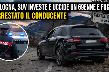 SUV incidentato a Castel d’Aiano dopo aver investito e ucciso un uomo di 69 anni, carabinieri sul posto