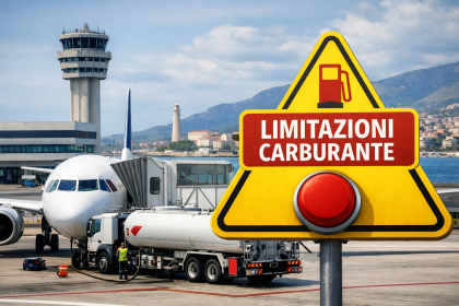 carburante aeroporti italiani limitazioni rifornimento aerei