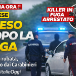 Arresto di Elia Del Grande a Varese dopo la fuga fermato dai carabinieri