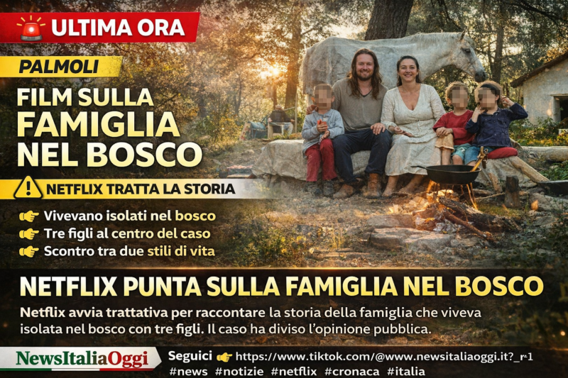 Famiglia nel bosco a Palmoli, Netflix interessata a realizzare un film sulla loro storia