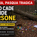 Albero caduto in Germania durante una caccia alle uova di Pasqua con intervento dei soccorsi