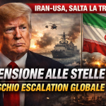 Donald Trump durante la crisi Iran-Usa con tensioni nello Stretto di Hormuz e rischio escalation globale