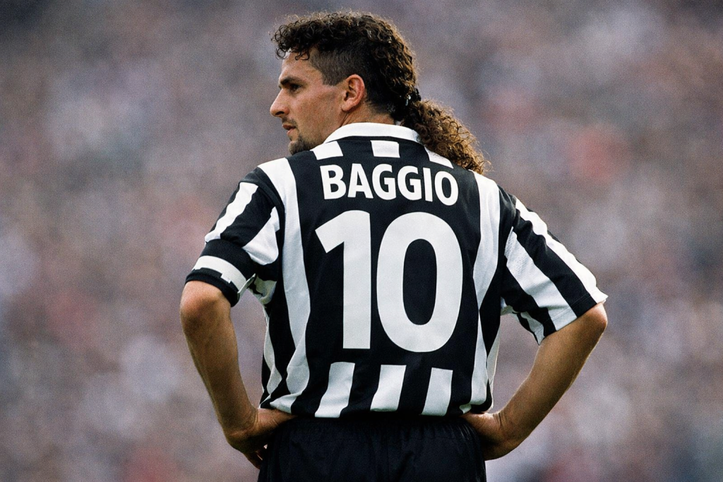 roberto baggio juventus anni 90 numero 10 storia juventus