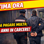 Uomo arrestato dai carabinieri per multa non pagata a Frosinone