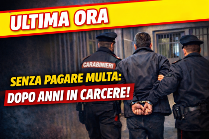 Uomo arrestato dai carabinieri per multa non pagata a Frosinone