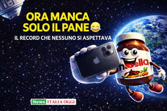 barattolo Nutella nello spazio capsula Orion missione Artemis II NASA