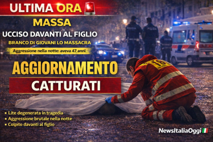 Omicidio a Massa, aggiornamento: catturati i responsabili dell’aggressione mortale a Giacomo Bongiorni