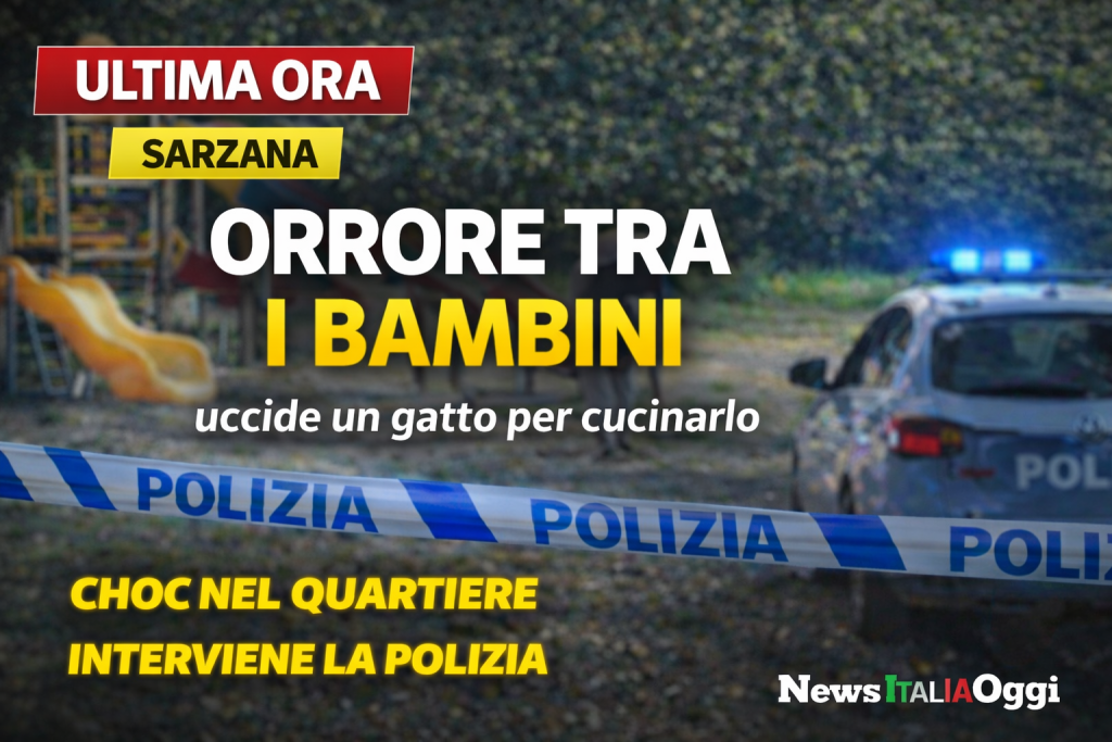 Sarzana, uomo uccide gatto e lo cucina in un parco pubblico davanti ai bambini, interviene la polizia