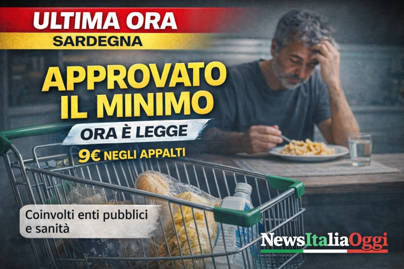 Sardegna approva salario minimo da 9 euro negli appalti pubblici