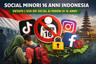 social minori 16 anni Indonesia divieto social network TikTok Instagram Facebook