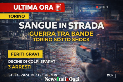 Sparatoria a Torino in un bar di corso Francia con polizia e arresti dopo agguato tra bande