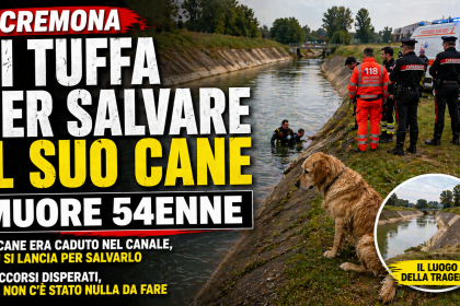 Uomo muore nel canale a Cremona dopo essersi tuffato per salvare il suo cane, soccorsi sul posto