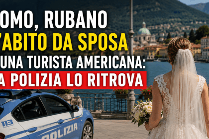 Polizia recupera abito da sposa rubato a una turista americana a Como