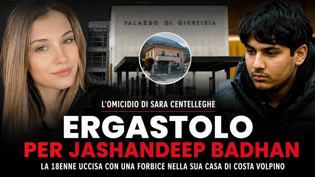 Tribunale di Bergamo dopo la condanna all’ergastolo per l’omicidio di Sara Centelleghe