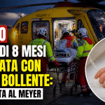 Soccorso a una bimba ustionata con acqua bollente ad Arezzo, trasferita al Meyer