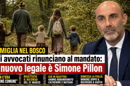 Famiglia nel bosco con Simone Pillon dopo la rinuncia degli avvocati al mandato