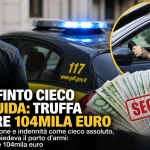 Guardia di Finanza Roma scopre finto cieco che guidava auto e percepiva pensione invalidità