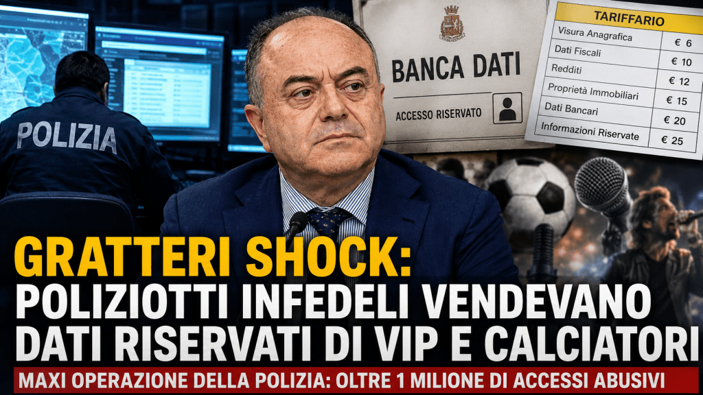 Gratteri e maxi operazione contro poliziotti infedeli