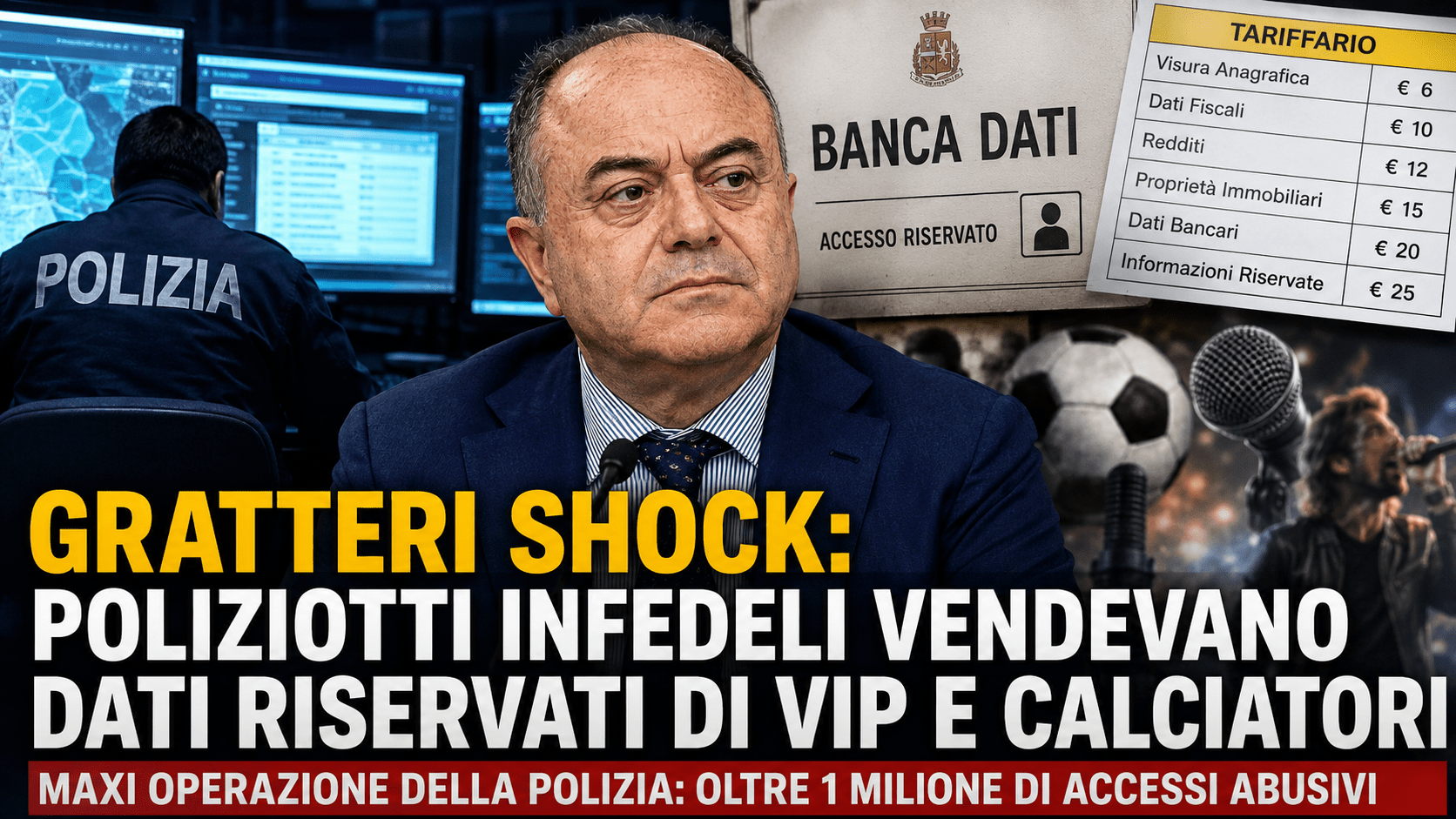 Gratteri e maxi operazione contro poliziotti infedeli