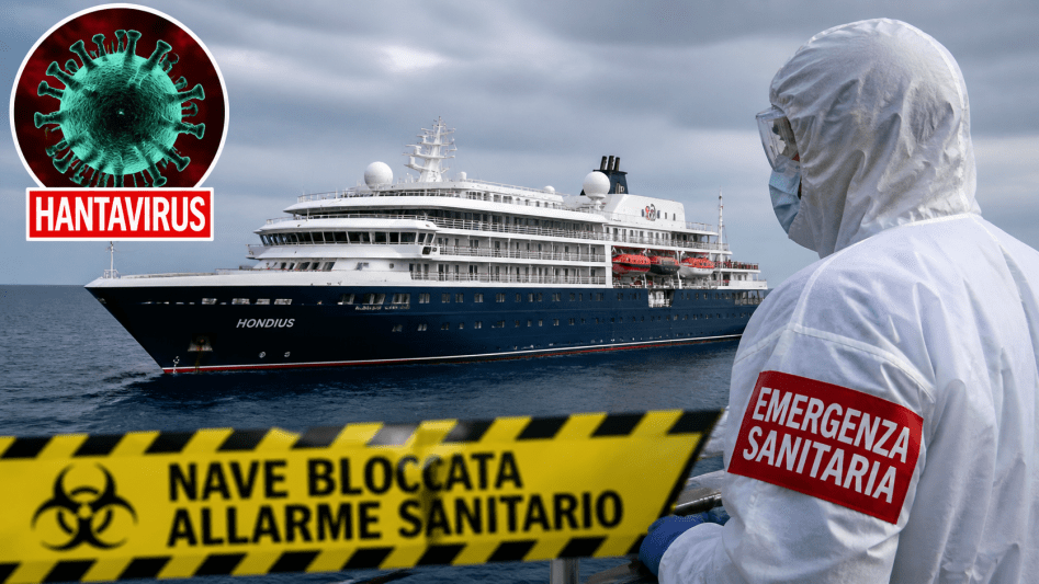 Nave da crociera bloccata al largo con emergenza sanitaria per sospetto hantavirus