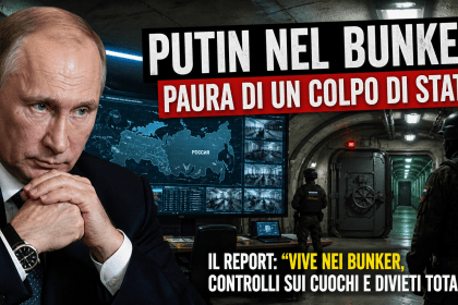 Leader in bunker sotterraneo con schermi di controllo e sistemi di sicurezza avanzati