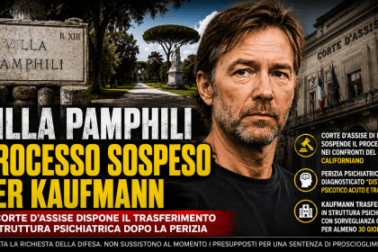 Francis Kaufmann dopo la sospensione del processo per i femminicidi di Villa Pamphili